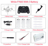Newest FY603 Mini Drone With WiFi FPV Camera 2.4GHz 4CH 6-axis Gyro Quadcopter Altitude Hold Mode Rc Helicopter RTF Vs H37 Dron
