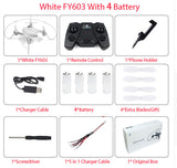 Newest FY603 Mini Drone With WiFi FPV Camera 2.4GHz 4CH 6-axis Gyro Quadcopter Altitude Hold Mode Rc Helicopter RTF Vs H37 Dron