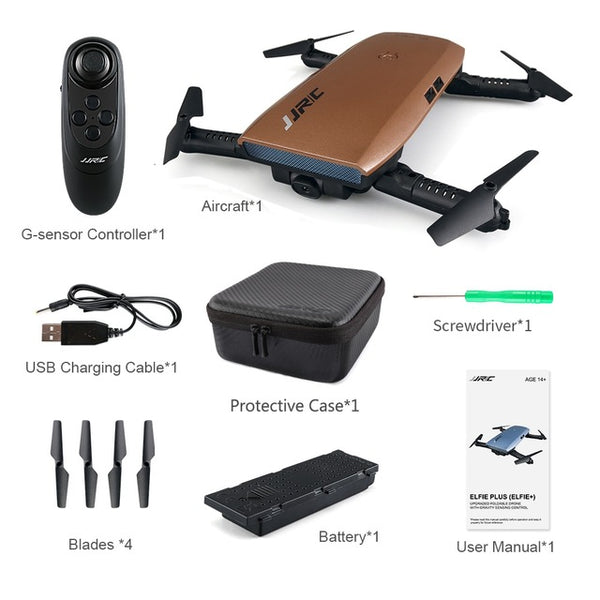 In Stock! JJR/C JJRC H47 ELFIE Plus with HD Camera Upgraded Foldable Arm RC Drone Quadcopter Helicopter VS H37 Mini Eachine E56