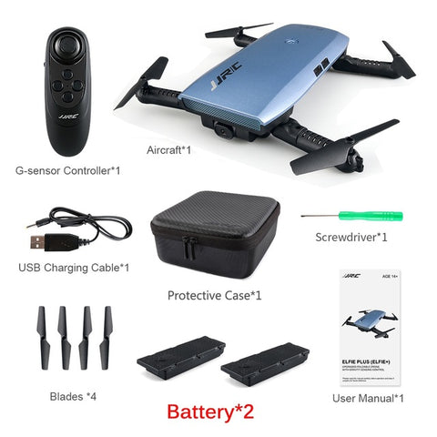 In Stock! JJR/C JJRC H47 ELFIE Plus with HD Camera Upgraded Foldable Arm RC Drone Quadcopter Helicopter VS H37 Mini Eachine E56