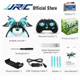 JJR/C JJRC H42WH WIFI FPV Voice Control Altitude Hold Butterfly-like RC FPV Drone Dron Quadcopter Helicopter for Kids Toy Gift