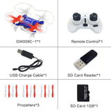 Global Drone GW009C-1 RC Helicopter Quadcopter Dron Altitude Hold Micro Drone Quadrocopter Mini Drone with Camera HD VS S9 E59
