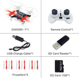 Global Drone GW009C-1 RC Helicopter Quadcopter Dron Altitude Hold Micro Drone Quadrocopter Mini Drone with Camera HD VS S9 E59