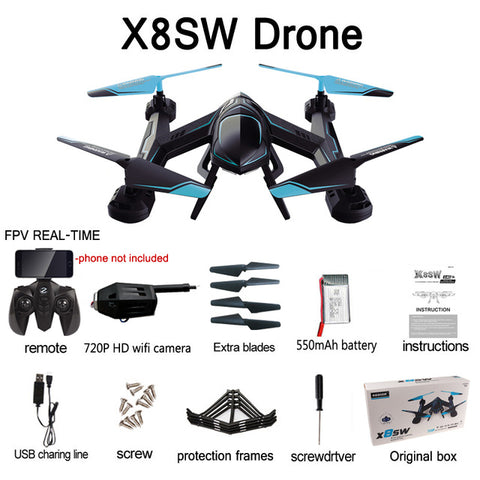 MJX Bugs 6 Professional Racing RC Drone with Camera HD 720P FPV Live Video Quadcopter RTF KEDIOR X8SW Hero 3