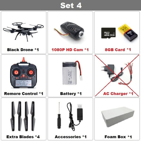Teeggi M5A RC Drone With 5MP 1080P HD Camera 6-Axis Remote Control Toys Helicopter Quadcopter Profissional Dron VS SYMA X5C X5HW