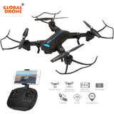 Global Drone A6W RC Helicopter Toys Mini Drone with Camera WiFi FPV Quadcopter Foldable Dron  Gift for Kids VS VISUO XS809HW E58
