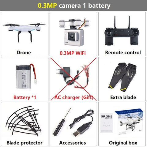 Teeggi SG600 RC Drone with 2MP or 0.3MP HD Camera FPV Quadcopter Dron Altitude Hold Helicopter VS VISUO XS809HW SYMA X5C Drone