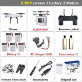 Teeggi SG600 RC Drone with 2MP or 0.3MP HD Camera FPV Quadcopter Dron Altitude Hold Helicopter VS VISUO XS809HW SYMA X5C Drone