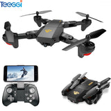 VISUO Xs809HW Xs809W Foldable Drone with Camera HD 2MP Wide Angle WIFI FPV Altitude Hold RC Quadcopter Helicopter VS H47 Dron