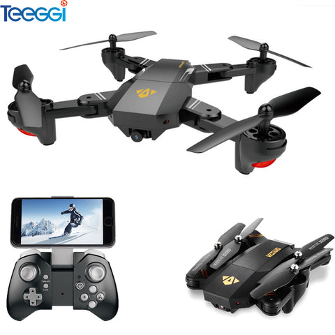 VISUO Xs809HW Xs809W Foldable Drone with Camera HD 2MP Wide Angle WIFI FPV Altitude Hold RC Quadcopter Helicopter VS H47 Dron