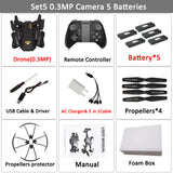 VISUO Xs809HW Xs809W Foldable Drone with Camera HD 2MP Wide Angle WIFI FPV Altitude Hold RC Quadcopter Helicopter VS H47 Dron