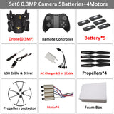 VISUO Xs809HW Xs809W Foldable Drone with Camera HD 2MP Wide Angle WIFI FPV Altitude Hold RC Quadcopter Helicopter VS H47 Dron