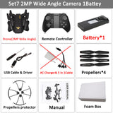 VISUO Xs809HW Xs809W Foldable Drone with Camera HD 2MP Wide Angle WIFI FPV Altitude Hold RC Quadcopter Helicopter VS H47 Dron