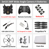 VISUO Xs809HW Xs809W Foldable Drone with Camera HD 2MP Wide Angle WIFI FPV Altitude Hold RC Quadcopter Helicopter VS H47 Dron