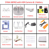 SYMA X8PRO X8 Pro GPS RC Drone with 720P HD Camera or H9R 4K Camera 2.4G Professional FPV Selfie Drones Quadcopter Helicopter
