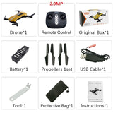 RC Drones with hd Camera RC Helicopter Foldable Mini Drone FPV Quadcopter Aircraft Selfie Drone Foldable Drone GW018 JY018 JD018