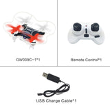 Global Drone GW009C-1 Mini Drone with camera Altitude Holder RC Quadcopter Headless Mode Helicopter with HD Camera VS H36 JY018