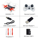 Global Drone GW009C-1 Mini Drone with camera Altitude Holder RC Quadcopter Headless Mode Helicopter with HD Camera VS H36 JY018