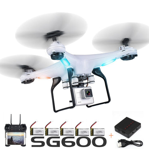 SG600 Wifi Fpv Quadcopter Rc Drone With Camera Auto Return Altitude Hold Headless Mode Rc Helicopter Toys For Kids Selfie Drone