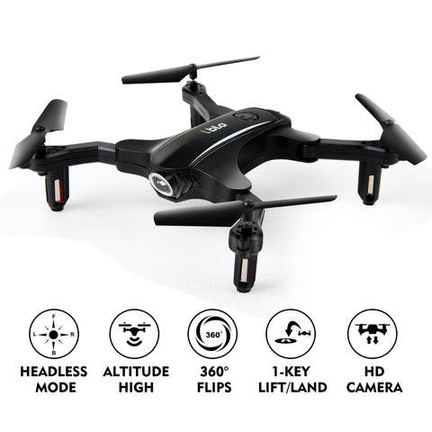 77-27 Mini Foldable RC Drone Quadcopters 2.4Ghz 6-Axis Gyro Altitude Hold RC Helicopter  Kids Best Toys For Boys